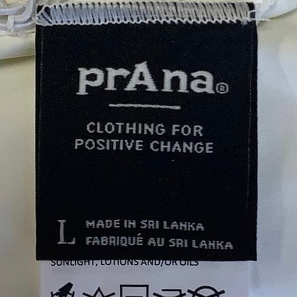 prAna Size Large Horchata Gemma Swim Bikini Bottom Ottoman Ribbed Swimwear Q5-1 - Picture 4 of 9